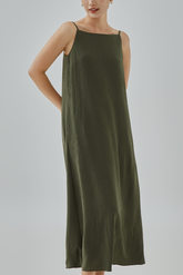 Esmé Scoop Back Midi Dress